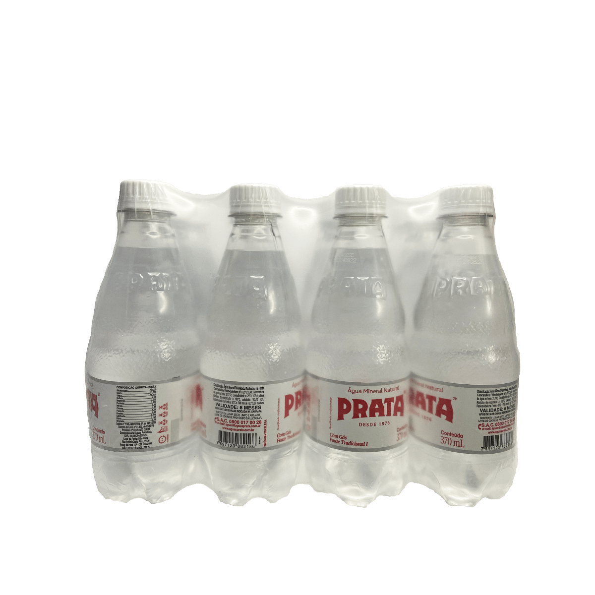 Água com Gás PRATA 370ml